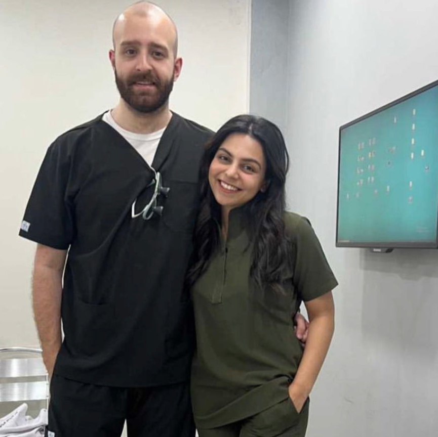 Cotton Edit: Female Collar Tunic Olive Green with Jogger Trousers (Small)