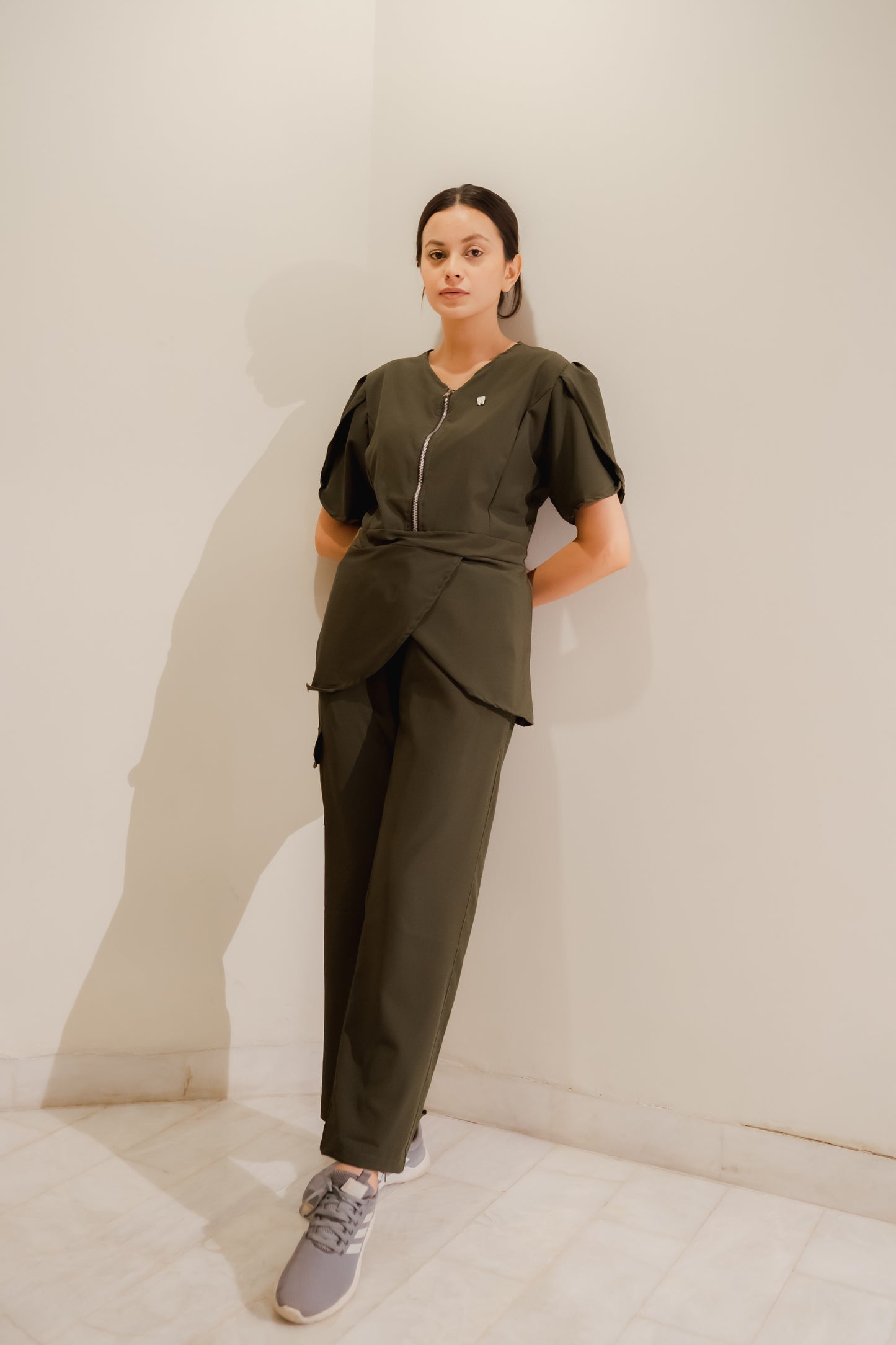 Tulip Zipper Scrubs